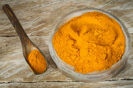 Turmeric powderの写真素材