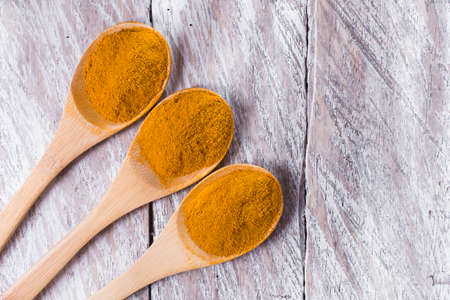 Turmeric powderの写真素材