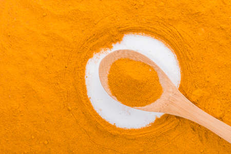 Turmeric powderの写真素材