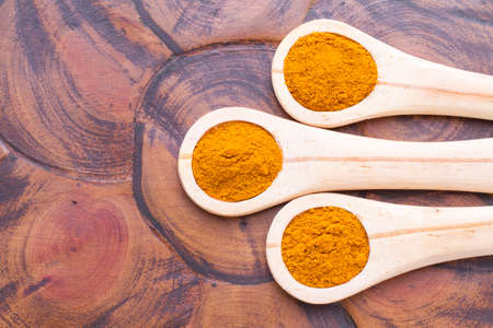 Turmeric powderの写真素材