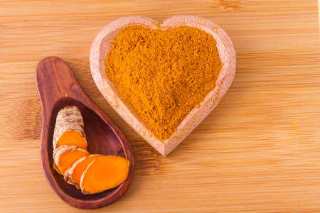 Turmeric powder and roots