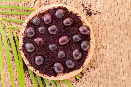 Acai fruit, fruit of Amazonian origin are attributed many medicinal propertiesの写真素材