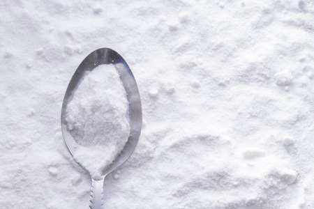 baking soda on the table, for cleaning and disinfectionの写真素材