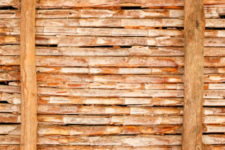 traditional contrition structure of roofs in colombia, wood texture