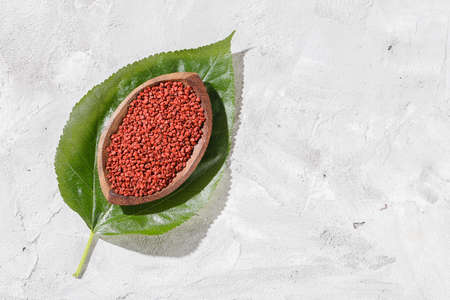 Annatto seeds, Onoto, Annatto, Bixa orellana, natural red pigment