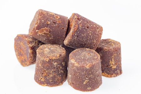 Piloncillo bars, a product of sugar cane, a traditional food in South Americaの写真素材