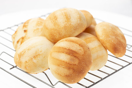 Delicious and nutritious almojabanas or pandebono, a food based on cassava flour and cheese