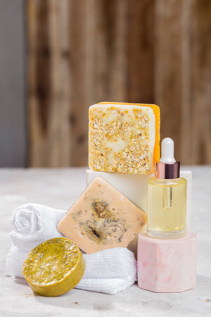 Handmade soap, made with natural skin care products