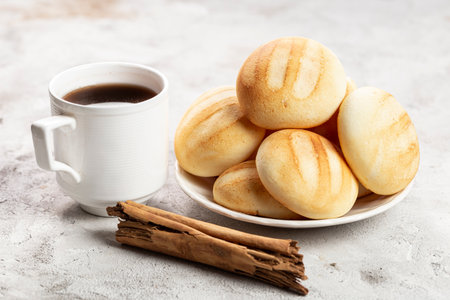 Delicious and nutritious almojabanas or pandebono, a food based on cassava flour and cheese