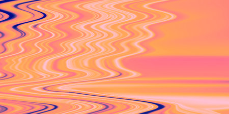 Abstract Fluid Background in Warm and Cool Tonesの写真素材