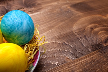 happy Easter! Paints Easter eggs.