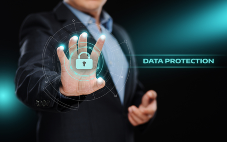 Data protection Cyber Security Privacy Business Internet Technology Concept.の写真素材