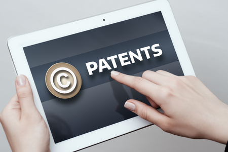 Patent Law Copyright Intellectual Property Business Internet Technology Concept.の写真素材