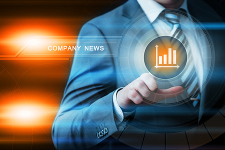 Company News Newsletter Business Technology Internet Concept.の写真素材