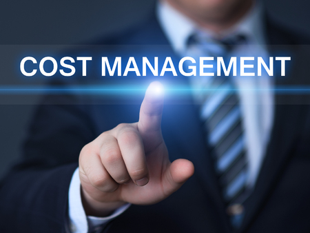 Cost Management Technology Concept.の写真素材
