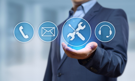 Technical Support Customer Service Business Technology Internet Concept.の写真素材