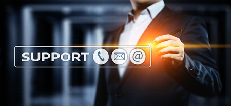 Technical Support Center Customer Service Internet Business Technology Concept.の写真素材