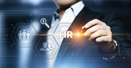 Human Resources HR management Recruitment Employment Headhunting Concept.の写真素材