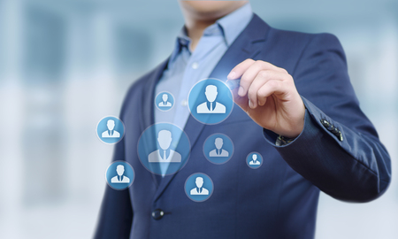 Human Resources HR management Recruitment Employment Headhunting Concept.の写真素材