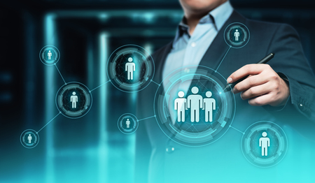 Human Resources HR management Recruitment Employment Headhunting Concept.の写真素材