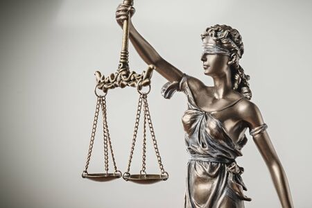 Themis Statue Justice Scales Law Lawyer Conceptの写真素材