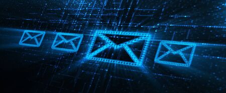 Message Email Communication Internet Technology Network Concept.