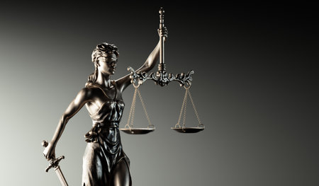 Legal Concept: Themis is Goddess of Justice and lawの写真素材