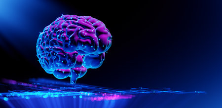 Human Brain - Futuristic Concept of Intelligence, science and mind
