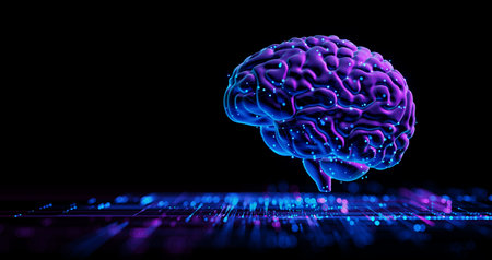 Human Brain - Futuristic Concept of Intelligence, science and mind