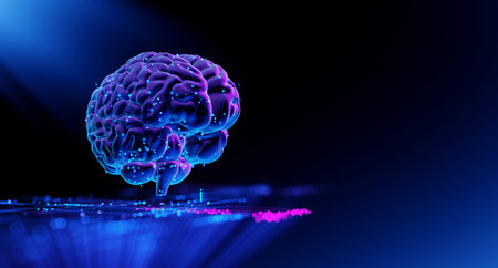 Human Brain - Futuristic Concept of Intelligence, science and mind