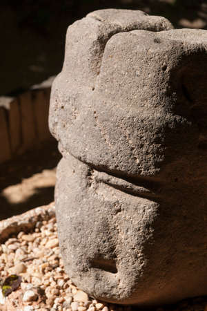 Olmec culture La Venta Villahermosa Tabasco Mexicoの写真素材