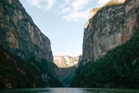 Sumidero Canyon, Sumidero Canyon National Park, Chiapas Mexicoの写真素材