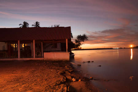 Paradise beach, Playa Paraiso, Mexico, Tabasco, Villahermosaの写真素材