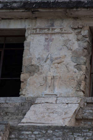 Temple of the Inscriptions Archaeological zone of Palenqueの写真素材