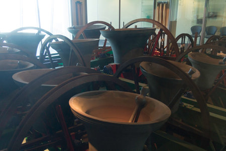 Perth, Western Australia / Australia -01/17/2013 : Details bells inside of The Swan Bell Tower of Perth, Western Australia.のeditorial素材