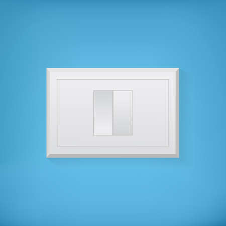 Electric switcher on a wallのイラスト素材