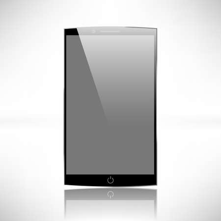Smartphones vector mockup black and white. Can use for background frame. brochure object. web element, object for printing, app background mockup.のイラスト素材