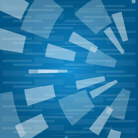 abstract texture with rectangles on a blue backgroundのイラスト素材