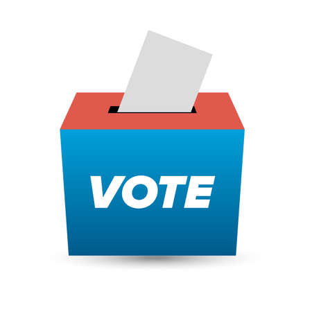 Vote for election with american usa flag conceptのイラスト素材