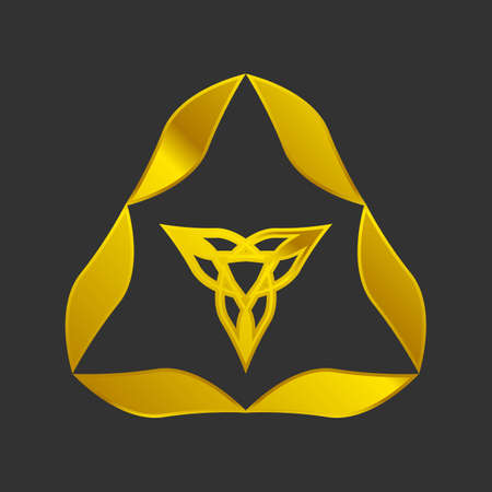 Golden Mandala decorative Arabic or Indian motifsのイラスト素材