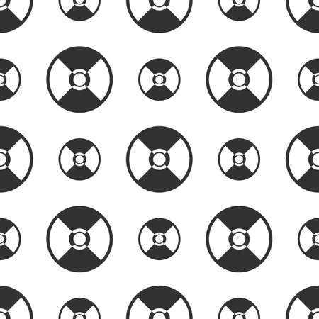 Seamless disks pattern on a white backgroundのイラスト素材