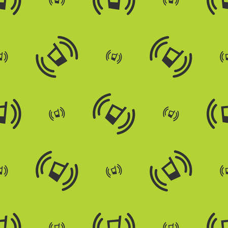 Seamless pattern with colored mobile phones vector backgroundのイラスト素材