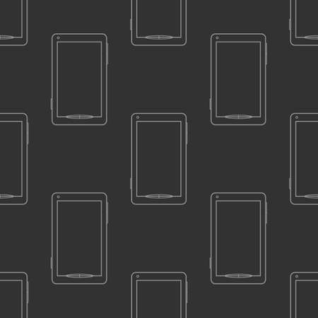 Mobile phones seamless patternのイラスト素材