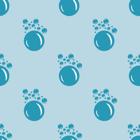 Water drops bubbles patternのイラスト素材