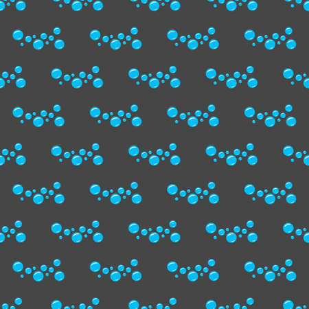 Water drops bubbles patternのイラスト素材