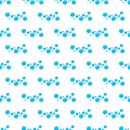 Water drops bubbles patternのイラスト素材