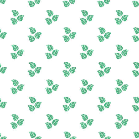 Leaf seamless patternのイラスト素材