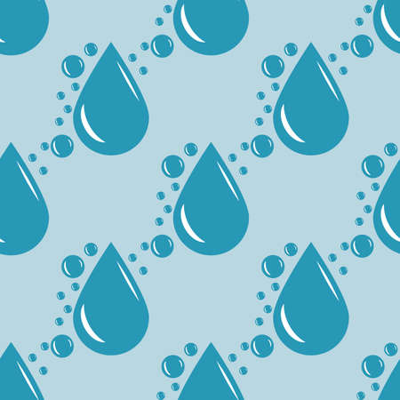 Water drops bubbles patternのイラスト素材