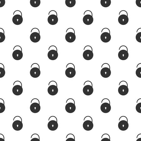 Lock seamless patternのイラスト素材