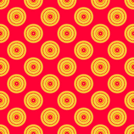 Mandala seamless patternのイラスト素材